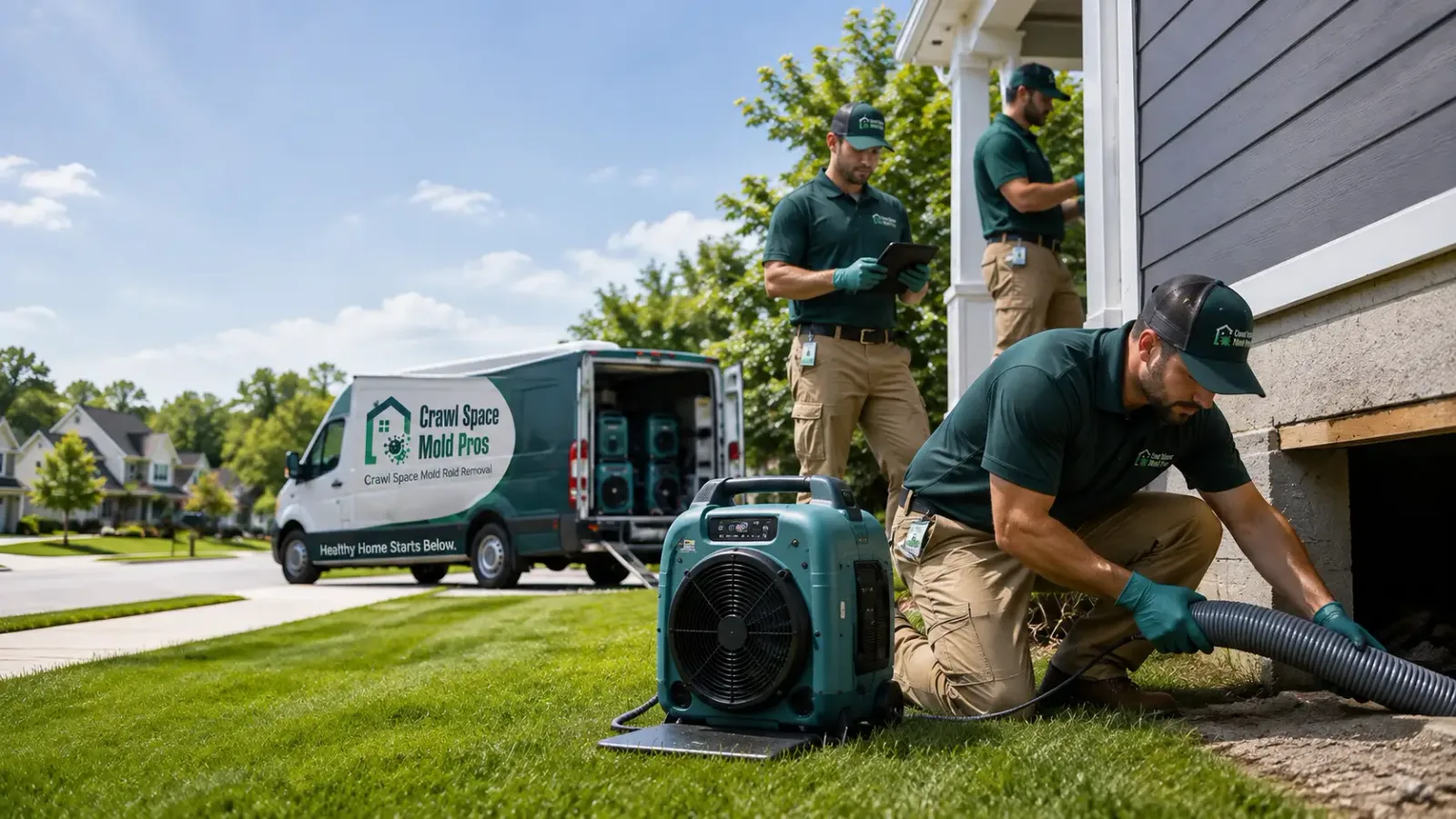 Crawl Space Mold Removal in Townsend, WI